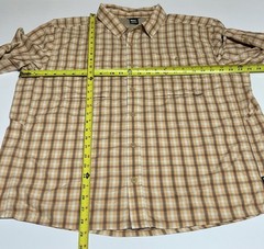 REI Co-op Sahara Shirt Mens XL Long Sleeve Button Vented Nylon Hiking Gorpcore