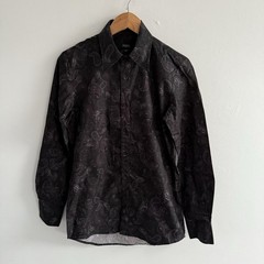 Phix Shirt Mens XS Extra Small Multicoloured Paisley Print Long Sleeve Button Up