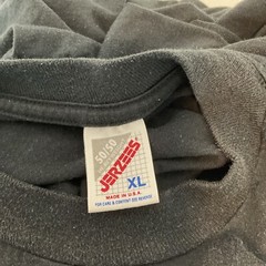 Vintage 90s Badger Digger Construction Excavator T-Shirt Black XL Single Stitch