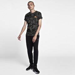 NIKE NSW ALL OVER PRINT CAMO ALL CITY BASKETBALL TOUR SHIRT SZ LARGE AH8733-038