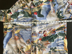 VTG REYN SPOONER Hawaiian Rayon Shirt Mens L Trans Pacific Honolulu Clipper TPA