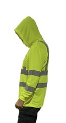 5 Pack Construction safety reflectors hoodies class 3 long sleeve hoodies S