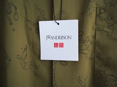 JW Anderson x Uniqlo Tennis casual all over print open collar summer shirt