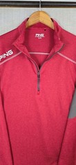 PING SENSORCOOL Mens 1/2 Zip Performance Pullover Windshirt Short Length Sz XL