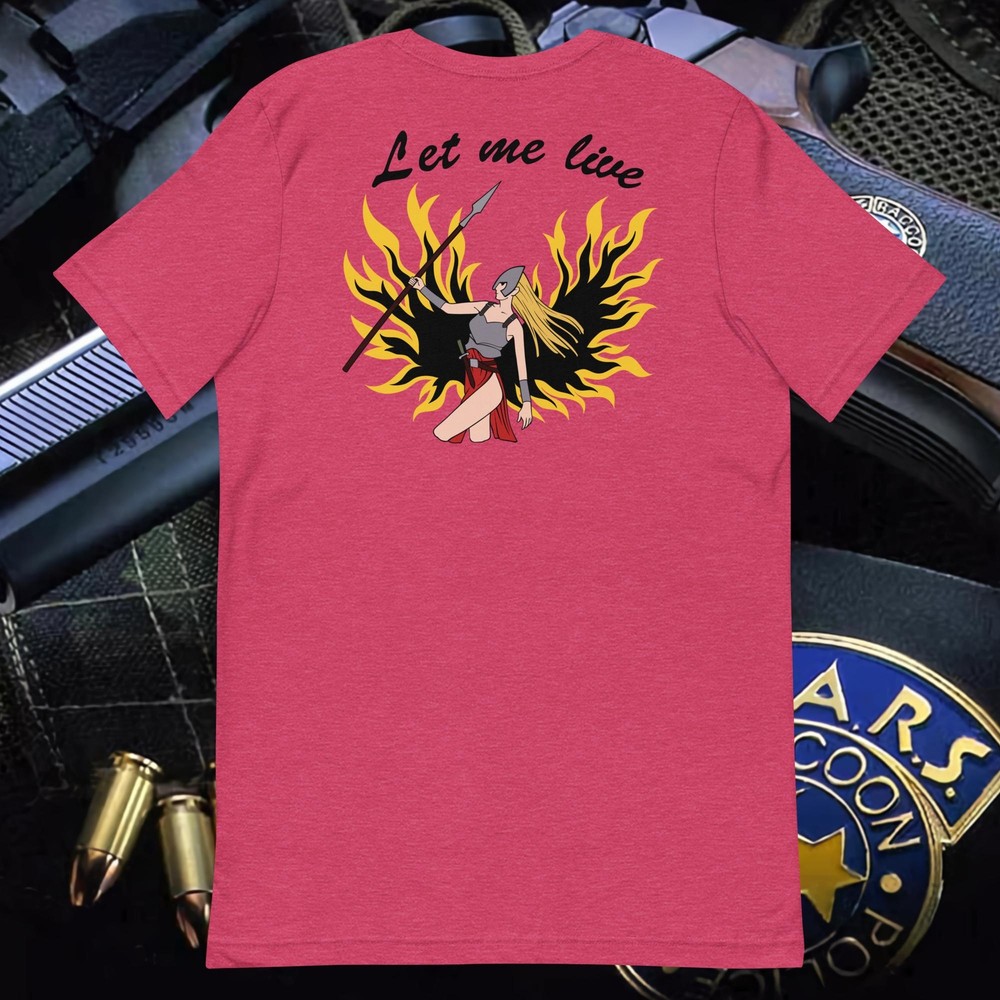 Resident Evil Code Veronica Claire Redfield Let Me Live Cosplay Shirt