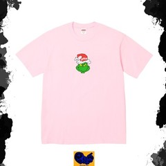 Supreme Grinch Tee Light Pink Size Large FW24 Brand New
