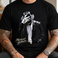 Michael Jackson King of Pop Halftone T-Shirt size S to 5XL