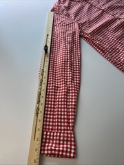 Vineyard Vines OTG Performance Button Down Men’s Medium Red Gingham Brrr Cooling