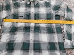 SIMMS Guide Flannel MEDIUM Forest/White Dimensional Buffalo $ 149.98