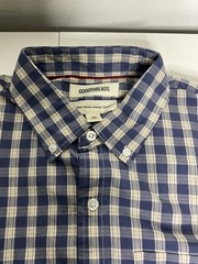 Goodthreads Men’s Standard Fit Short Sleeve Stretch Button Up Shirt Size XS
