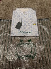 2026 Masters Tech Polo Golf Shirt Gnome Light Blue Augusta Medium M