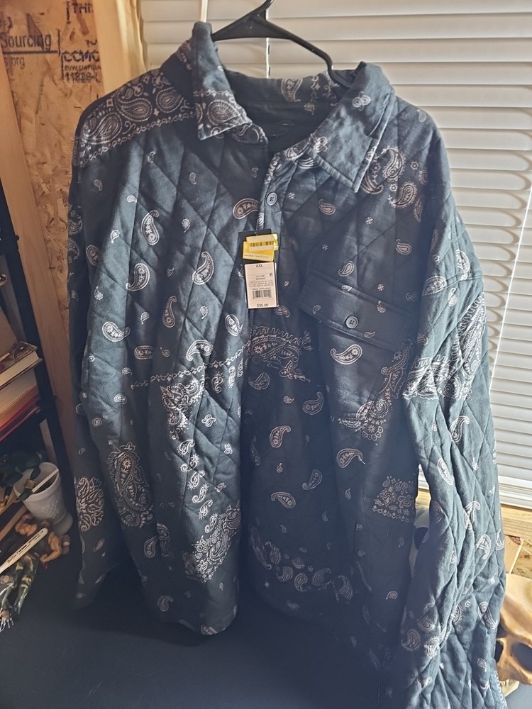 Men’s Or Universal Button Jacket. Original Use Dark Green Pixel Design XL✅✨****