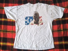 VINTAGE USA EAGLE STARS STRIPES INDEPENDENCE DAY SHIRT 90’S