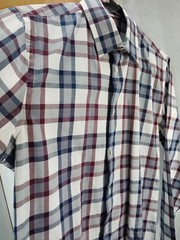 Express Fitted Men Button Down Shirt Blue 100%Cotton Long Sleeve SP 14-14 1/2