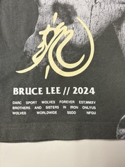 Darc Sport Wolves Bruce Lee Under The Heavens Premium Tee Gray L NWT #330/1000