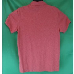 Grayers Clothiers Mens Short Sleeve Polo Shirt Heathered Coral Red Size M