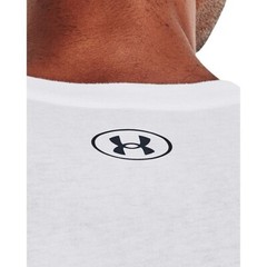 Mens Under Armour UA Camo Chest Stripe Short Sleeve T-Shirt – WHITE – 3XL – NWT