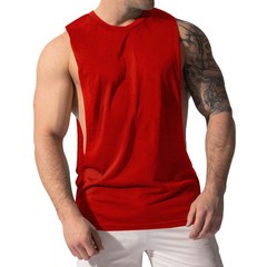 New Quick-Dry Solid Sleeveless Tee
