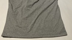 Buttoned Down Men’s Medium Gray Vneck Solid Color Shirt