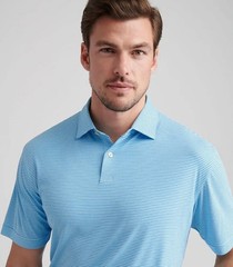 Peter Millar Featherweight Performance Polo XL Seaport Blue NWT