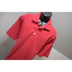 Orvis Rugby Polo Shirt Mens XL Red Short Sleeve Cotton Ventilation Excellent
