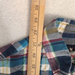 Chubbies Size Large Multicolor Plaid Cotton Short Sleeve The Nutter Popover