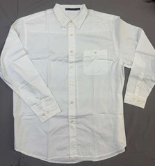 Lee Men’s Performance Button Down Shirt, Long Sleeve with Left Pocket