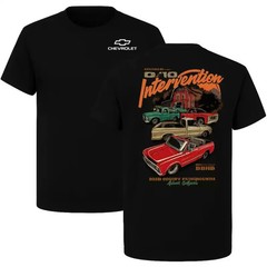 C10 Intervention T-shirt, Classic Chevrolet Truck Meet Graphic Tee, Vintage Chev