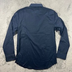 EXPRESS Slim 1MX Dress Shirt Mens Small Navy Blue NWT Long Sleeve Button Down