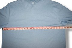 Travis Mathew Golf Polo Cotton‑Poly Blend Light Blue Large L