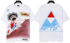 Authentic* Hellstar Cartoon Logo Glitter Logo T-shirt White