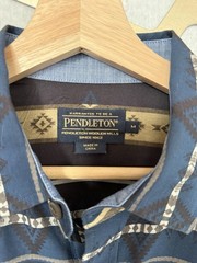 Pendleton Woolen Mills Button Up Shirt Aztec Southwest 100% Cotton Men’s Size M