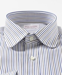 (ASK availability first) GUY ROVER Round Collar Shirt Color Pencil Stripe new