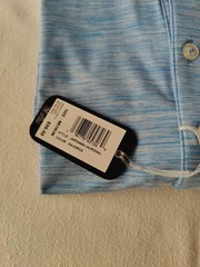 NWT MEDIUM Johnnie-O Featherweight Huronn Polo MSRP $98