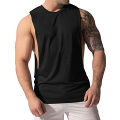 New Quick-Dry Solid Sleeveless Tee