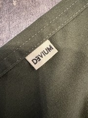 Devium Riveter Canvas/twill Snap Button Shirt, Mens Large, Army Green