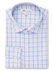 Peter Millar Performance Shirt Summer Comfort Crown Sport Plaid Size Medium M