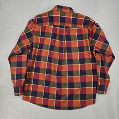 Orvis LARGE Plaid Wrinkle Free Button Down Shirt Mens Outdoorsy Classic