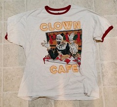 Authentic Universal Halloween Horror Nights HHN Terrifier Clown Cafe T-Shirt XL