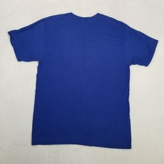 Gildan Blue Basic Crew Neck Short Sleeve T-Shirt Unisex Medium Classic Casual