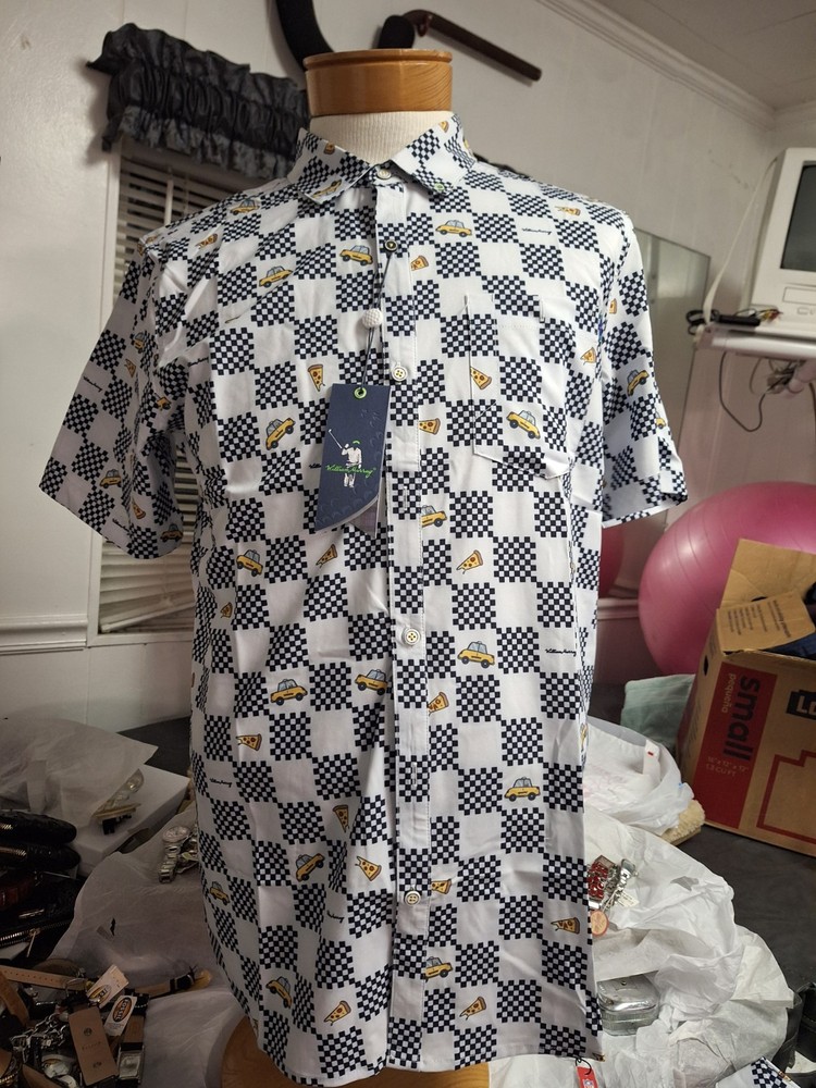 William Murray Button Down Golf Shirt Men’s Full Fare Size XL Retail $88