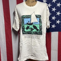 MISKITO COAST Protected Area Project graphic vtg T shirt conservation 1980s XL