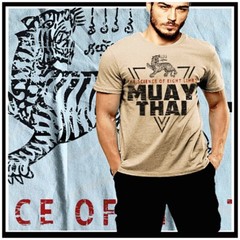 Muay Thai t-shirt Thai boxing Thailand kickboxer martial arts tiger yantra tee