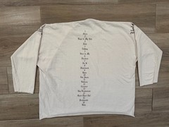 Kanye West Vultures Long Sleeve Shirt Size 2 FITS BIG Volume 1 Tracklist Rap Ye