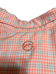 Magellan Men’s Aransas Pass Soft Polyester Pink/Blue vented shirt XL