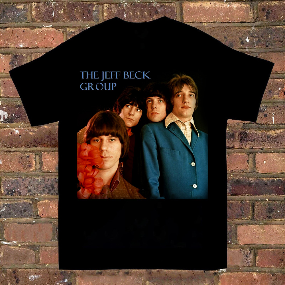 Inspired The Jeff Beck Group Basic Cotton Black S-2345XL Unisex T-Shirt GC264