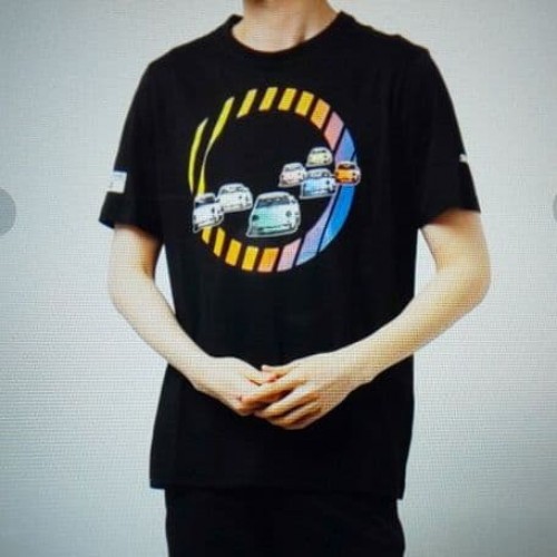 PUMA Porsche Collaboration Legacy Graphic T Shirt Black Size L Official Japan