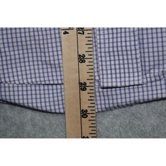 Vineyard Vines Button Down Mens Medium Purple Plaids Gingham Whale Shirt