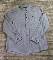 Rohan Insect Shield Long Sleeve Button Down Shirt Size Medium Checkered