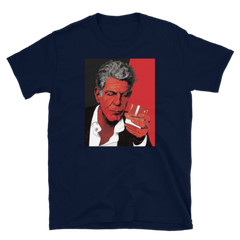 Anthony Bourdain, NYC, Icon, Kitchen Confidential, Printed T-Shirt